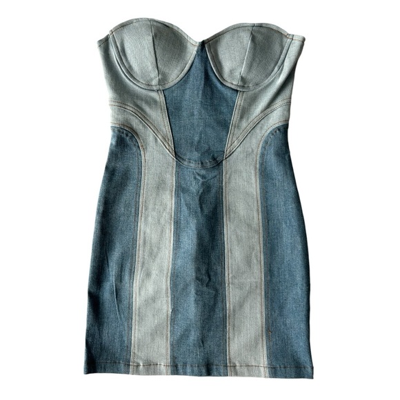 Women’s Denim Blue Dress in Size Medium - Picture 4 of 7